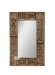 meble orientalne indyjskie lustro boho Shanti rzeźbione 60x90 cm