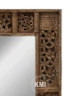 meble przedpokój indyjskie lustro boho Shanti rzeźbione 50x120 cm
