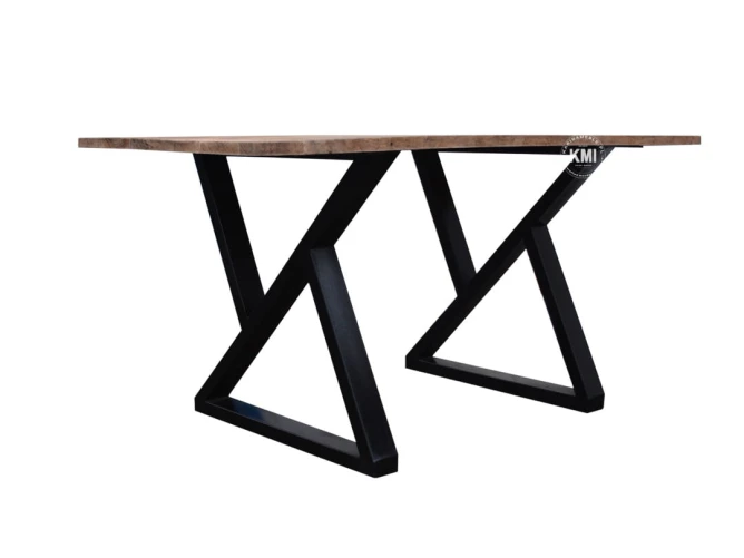 meble jadalnia loftowy stół drewniany mango 150x90 postarzany