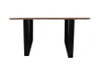 industrialny stół drewniany mango 150x90 postarzany