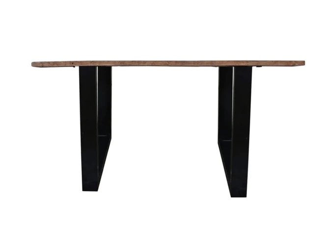industrialny stół drewniany mango 150x90 postarzany