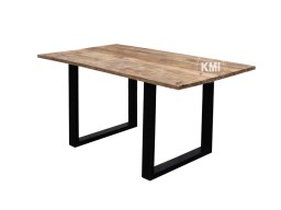 ndustrialny stół drewniany mango 160×90 – postarzany loftowy styl