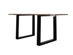 ndustrialny stół drewniany mango 160×90 – postarzany loftowy styl