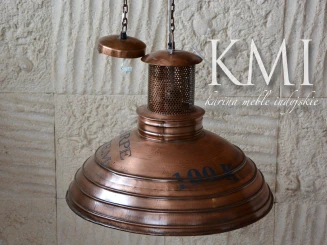 loftowa lampa  Carpe Diem metalowe copper