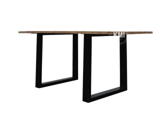 meble do salonu industrialny stół drewniany mango 140x90 postarzany
