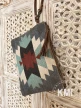 torebka saszetka boho indyjska  bawełna plus skóra