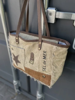 torba na ramię eco Dirtbags trykot canvas skóra