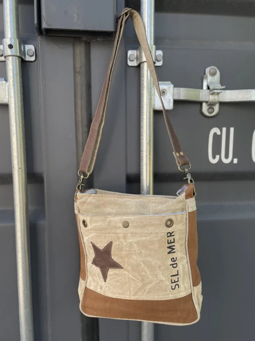 torba na ramię loftowe listonoszka Dirtbags trykot canvas skóra