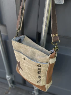 torba na ramię listonoszka miejska Dirtbags trykot canvas skóra