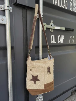 Dirtbags listonoszka – canvas recyklingowy i skóra