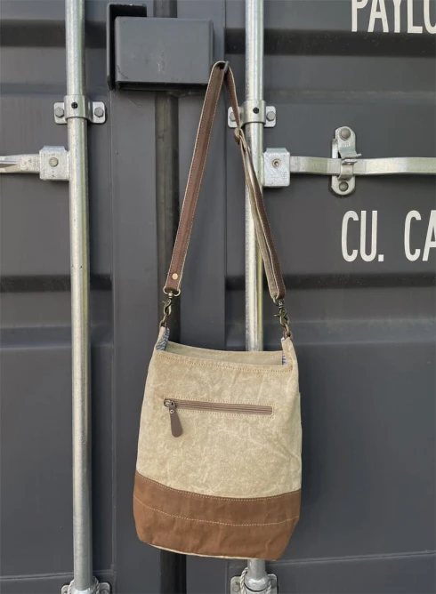miejska torba na ramię listonoszka Dirtbags trykot canvas skóra