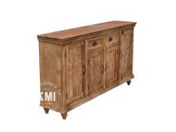 Duża Komoda Indyjska Boho 185 cm | Rzeźbione Meble Orientalne z Mango