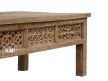 meble drewniane stolik drewniany Shanti rzeźbiona patynowana 120x60