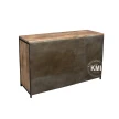 meble nowoczesne komoda industrialna drewno mango metal