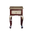 meble loftowe orientalna indyjska szafeczka BINDI zdobiony mosiądzem