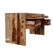 meble industrialne biurko indyjskie palisander naturalny