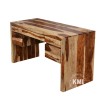 tanie meble drewniane biurko indyjskie palisander naturalny