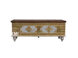 meble indyjskie drewniany kufer Golden Bazaar orientalny