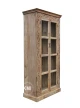 meble orientalne drewniana witryna rzeźbiona MANDALA natural boho