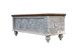 meble vintage skrzynia Silver kufer drewniany orientalny