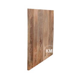 Blat do Stołu z Litego Drewna Mango | Mebel Industrialny 90x90 cm