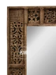 meble loftowe indyjskie lustro w orientalnym stylu Shanti rzeźbione 75x150 cm
