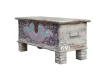 meble shabby chic  drewniana skrzynia boho kolorowa