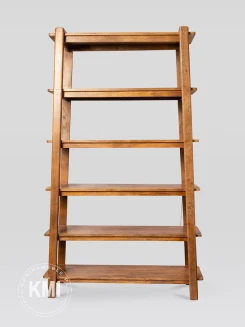 meble indyjskie delikatna biblioteczka drewniana regał