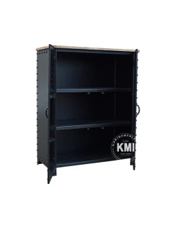 meble loftowe metalowa komoda Usine czarna