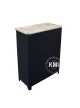 meble designerskie loftowa metalowa komoda Usine czarna