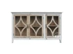 meble loftowe drewniana przeszklona komoda HAMPTON ISLAND vintage