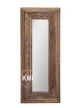 meble indyjskie  w stylu boho lustro rzeźbione naturalny odcień 50x120