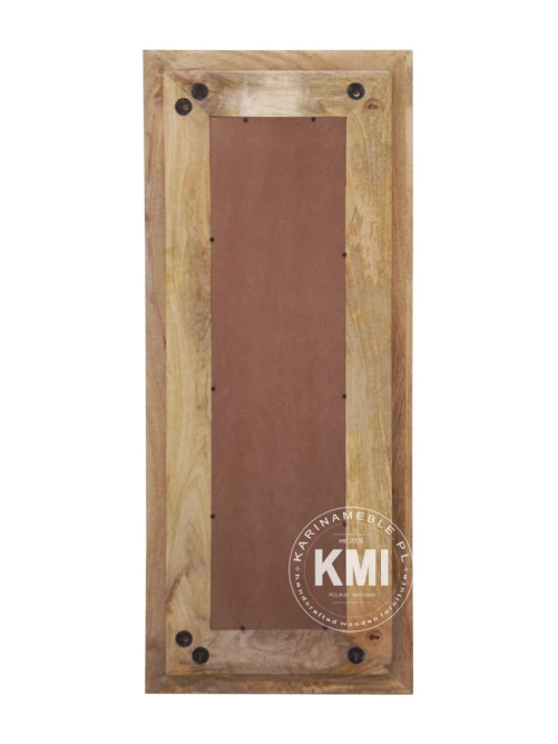 meble indyjskie orientalne lustro rzeźbione 50x120 bielone