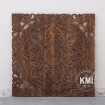 indyjski panel drewniany rzeźbiony 122x122 brązowy