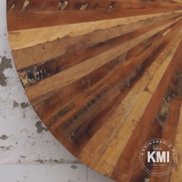 meble loftowe panel dekoracyjny ze starego drewna blat 122x122