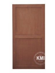 Panel dekoracyjny z recyklingowanego drewna 90x180 cm – zagłówek lub blat w stylu industrialnym