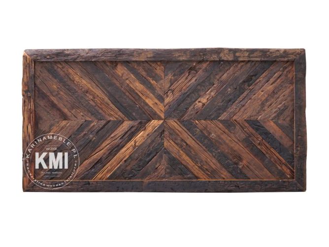 Panel dekoracyjny loftowy 180x90 cm – stare drewno, styl industrialny i boho