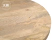 meble industrialne okrągły stół 105cm w stylu loft naturale drewno mango
