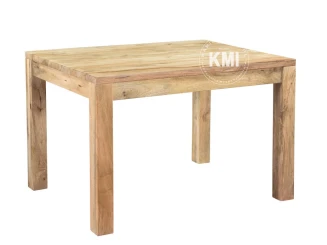 Rozkładany Stół z Drewna Mango | Mebel Loftowy 120-190x90 cm
