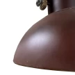 Postarzana lampa – zbliżenie na nierówności i przetarcia metalu