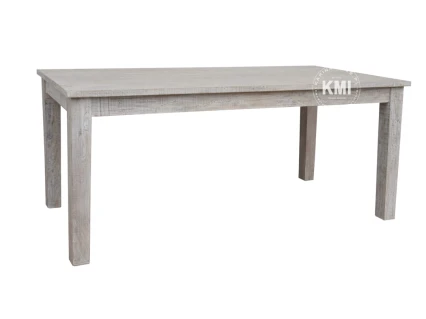 Stół Drewniany HAMPTON ISLAND | Bielone Meble w Stylu Rustykalnym 180x90