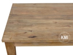 Stół z Drewna Mango RETI | Postarzane Meble Industrialne 180x90
