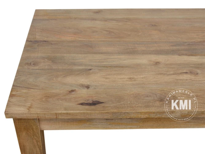 meble w stylu hampton stół z drewna mango postarzany 180x90