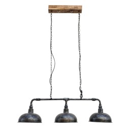 potrójna lampa nad stół loftowa metalowa
