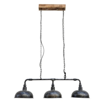 potrójna lampa nad stół loftowa metalowa