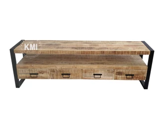 meble industrialne sypialnia szafka z szufladami JUST FOR ME 180 cm
