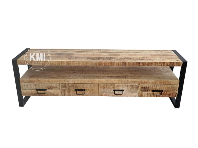 meble industrialne sypialnia szafka z szufladami JUST FOR ME 180 cm