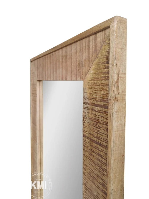 meble rustykalne lustro Roma postarzane drewno mango 75x150