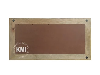 meble vintage lustro Roma postarzane drewno mango 75x150