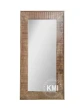 meble industrialne lustro Roma postarzane drewno mango 75x150
